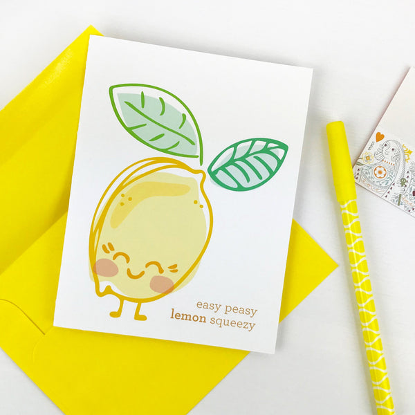 Easy Peasy Lemon Squeezy Card
