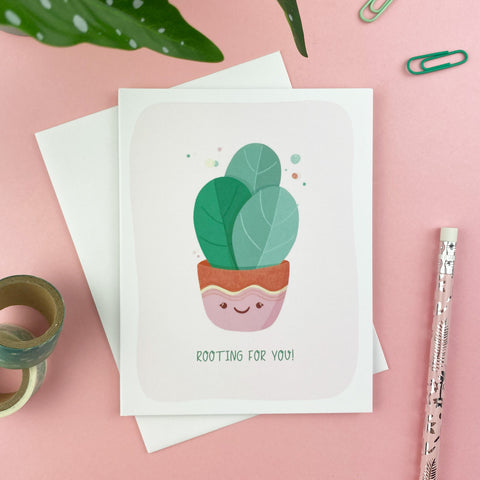 Rooting for You Encouragement Card