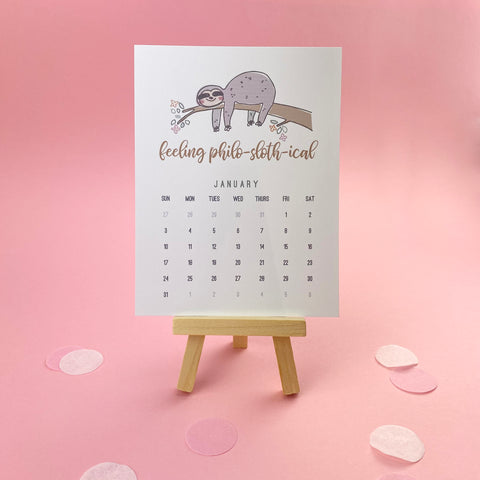 2024 Pun-tastic Desk Calendar