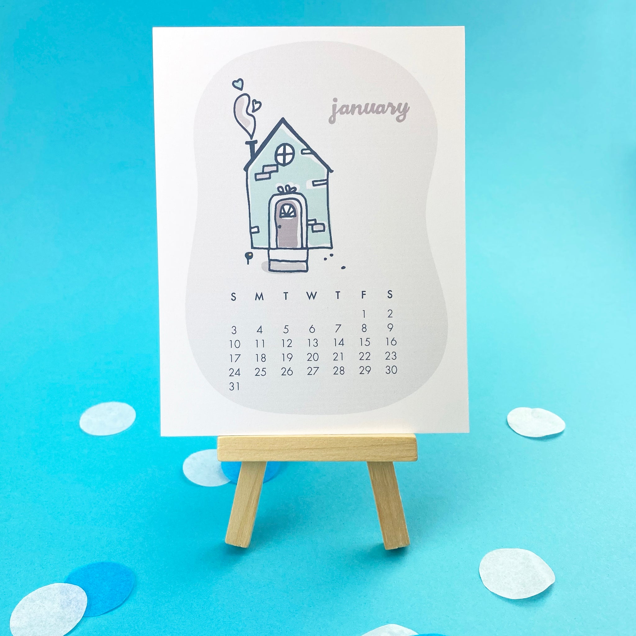 2023 Happy Homes Desk Calendar