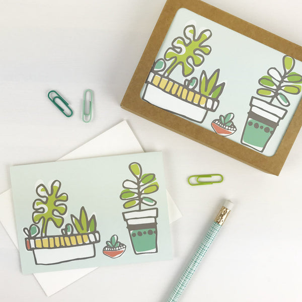 Succulent Garden Note Cards