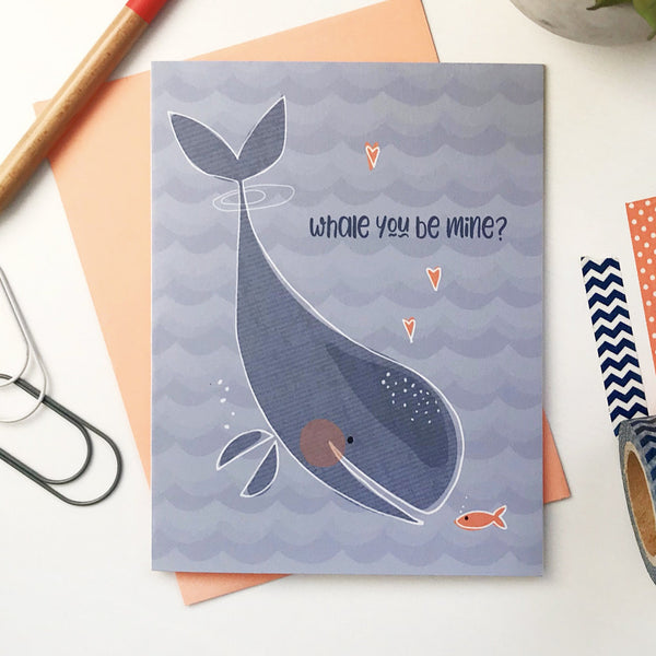Whale You Be Mine Card