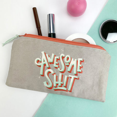Awesome Shit Zipper Pouch