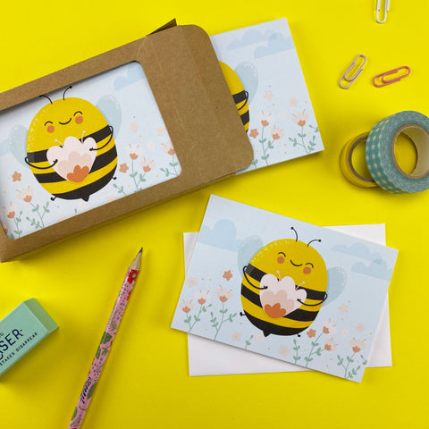 Cute Bee Note Cards