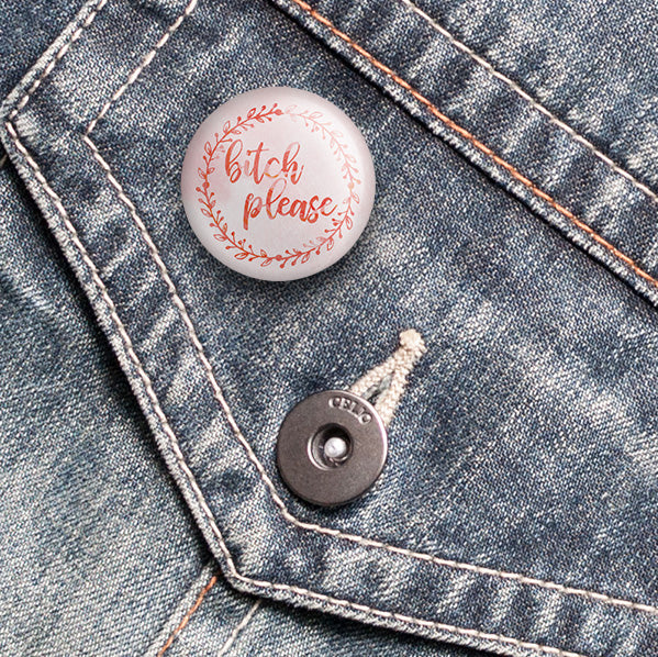 To Hell with Good Vibes Only Pin
