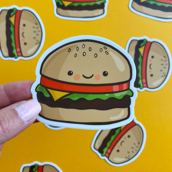 Cheeseburger Vinyl Sticker