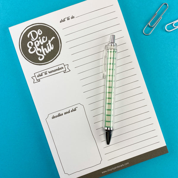 Do Epic Shit Daily Planner Notepad