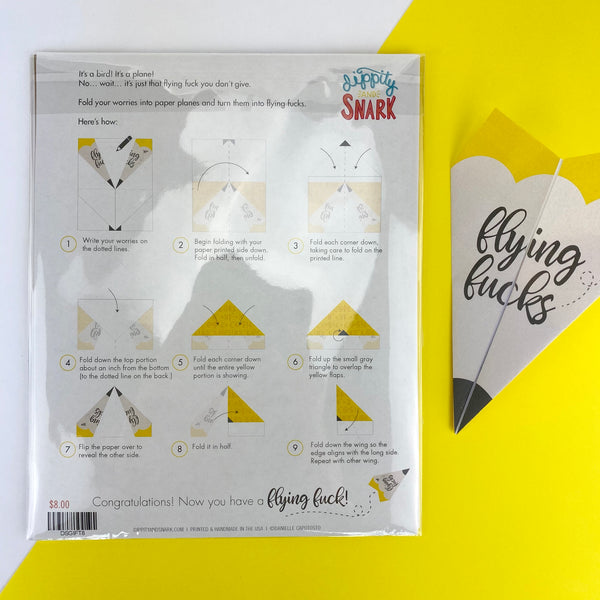 Flying Fucks Paper Planes Kit