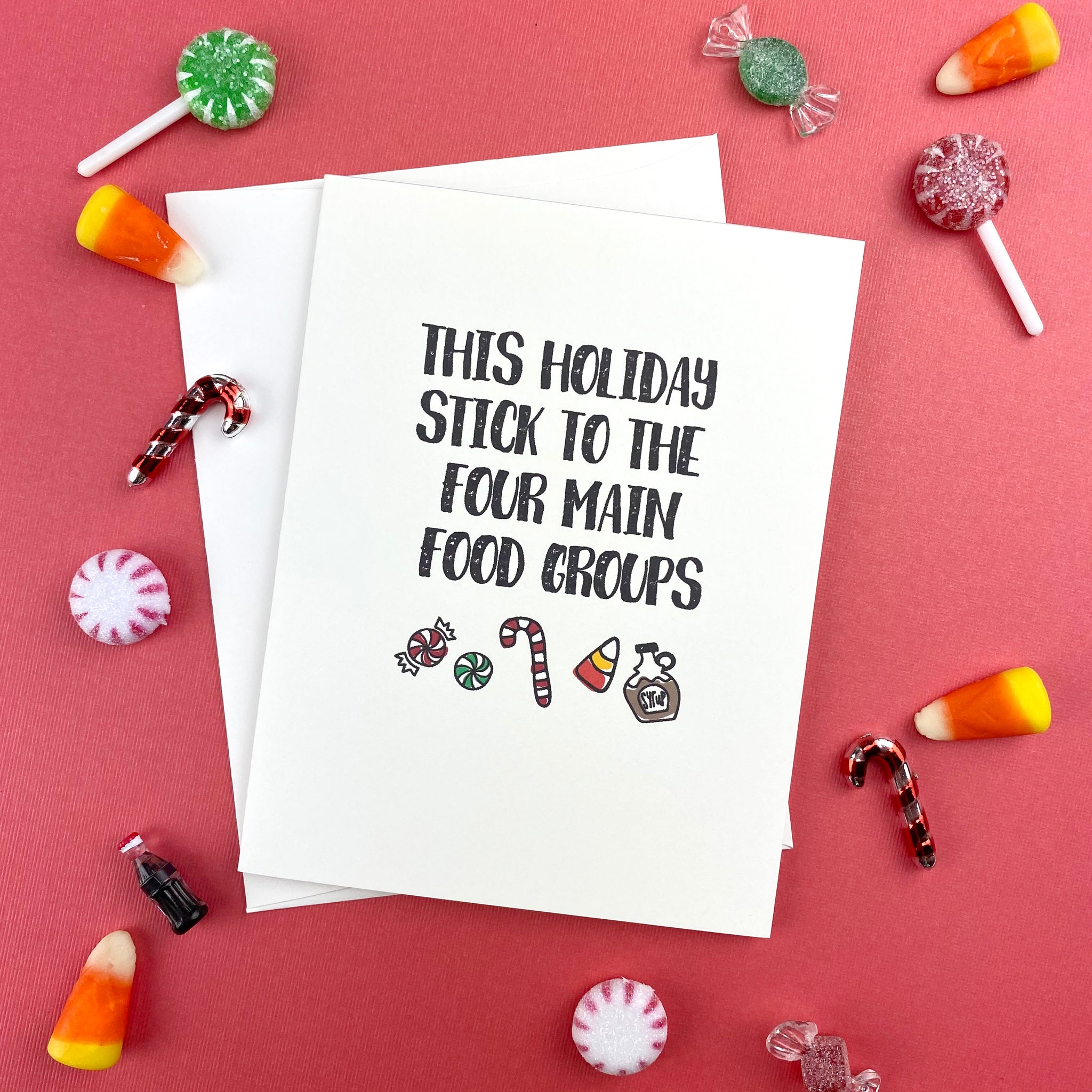 Food Groups Christmas Card