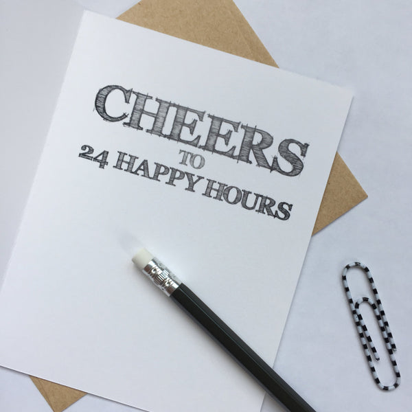 Happy Hour Birthday Card