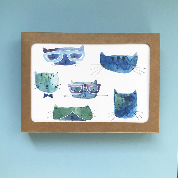 Cool Cats Note Cards