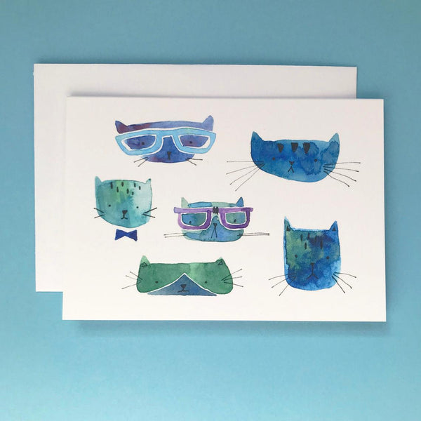 Cool Cats Note Cards