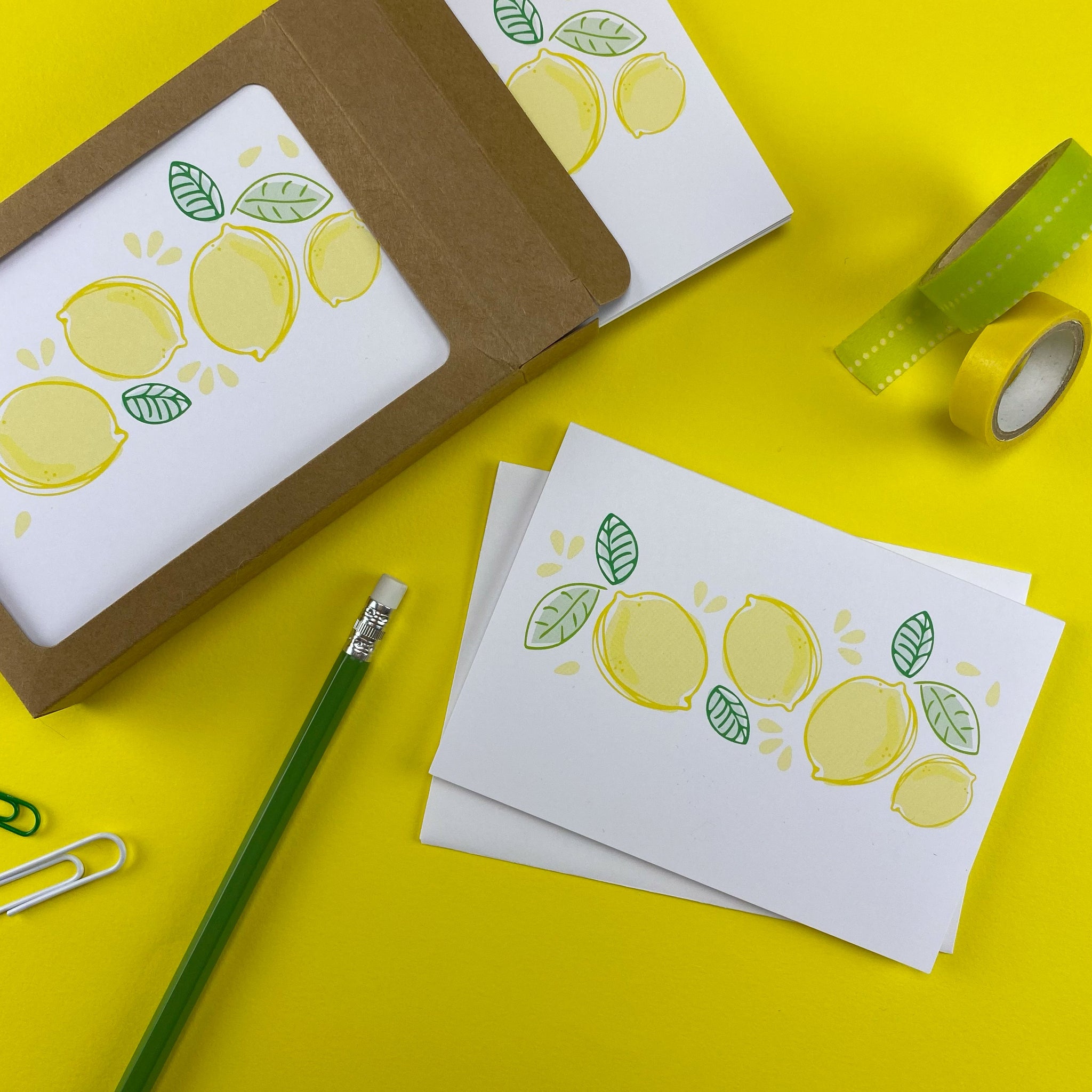 Lemons Note Cards