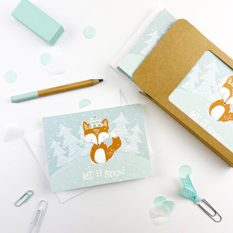 Let it Snow Note Cards