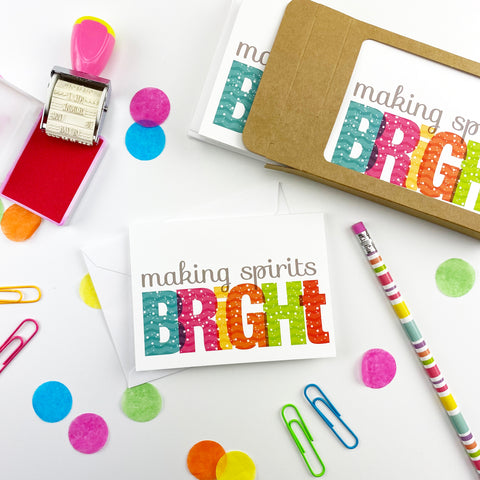 Making Spirits Bright Note Cards