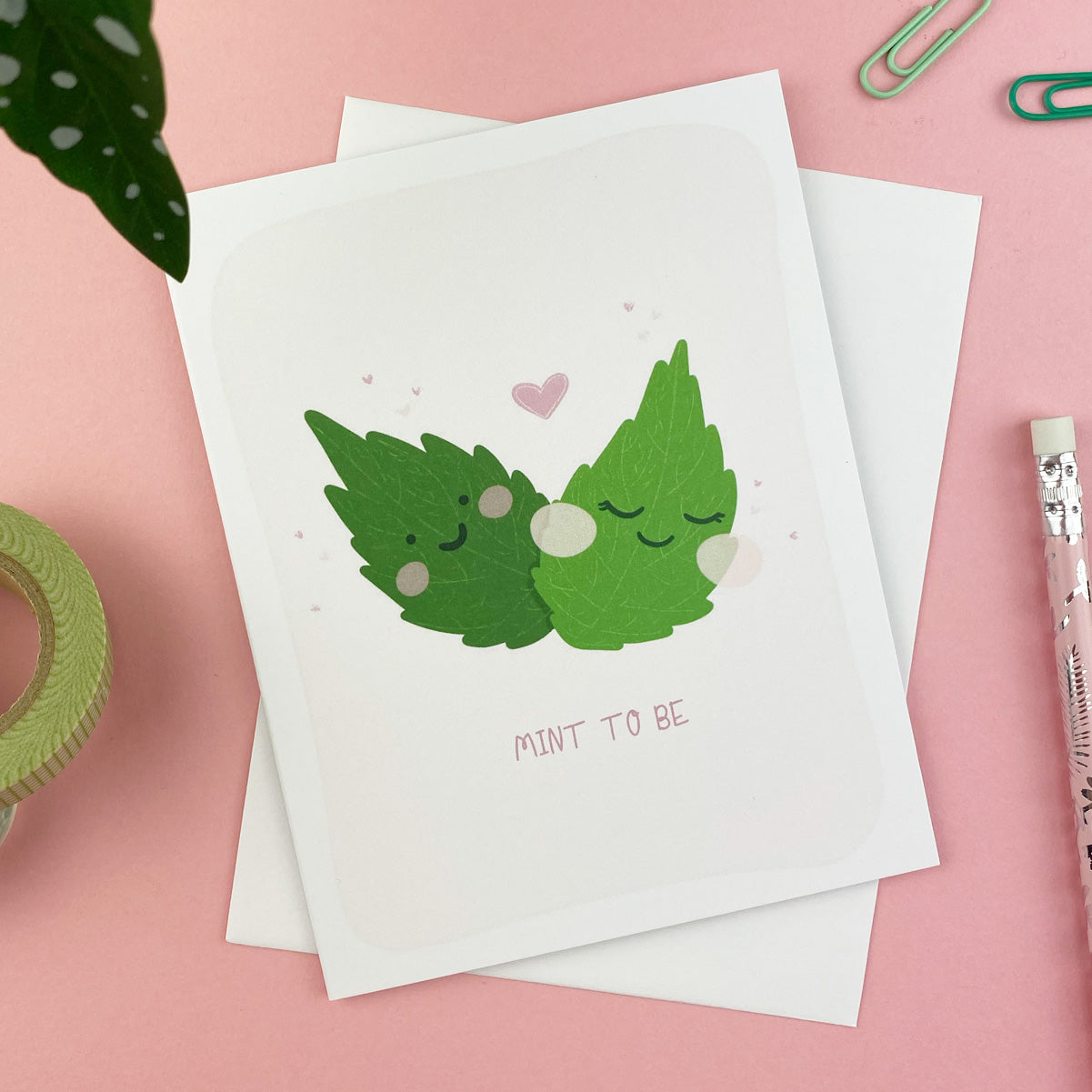Mint to Be Wedding or Anniversary Card