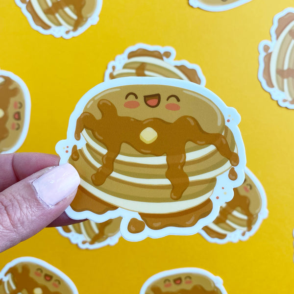 Pancake Vinyl Sticker