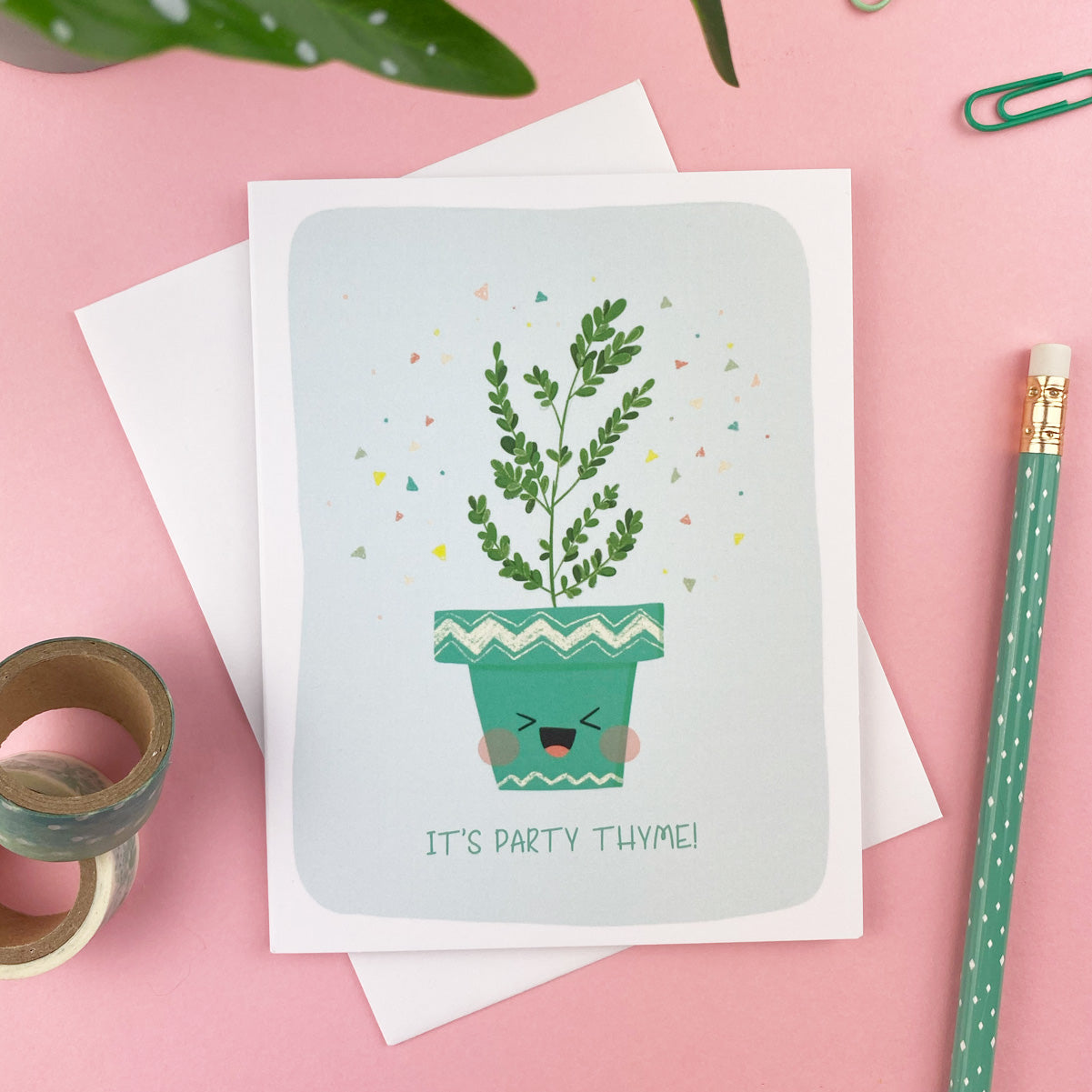 It's Party Thyme Birthday Card