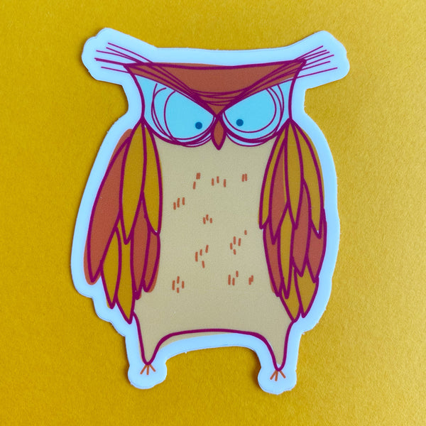 Snark the Owl Vinyl Sticker