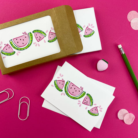 Watermelons Note Cards
